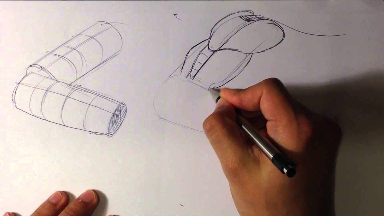 How to Draw an Arm with Pen - Easy Things to Draw - YouTube