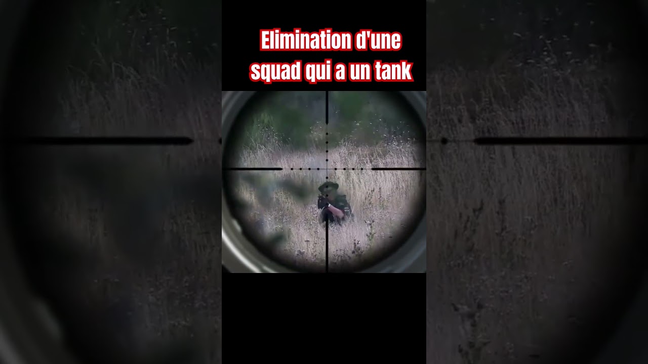 un Sniper élimine toute une squad avec tank t55 russe #sniper #milsim #airsoft