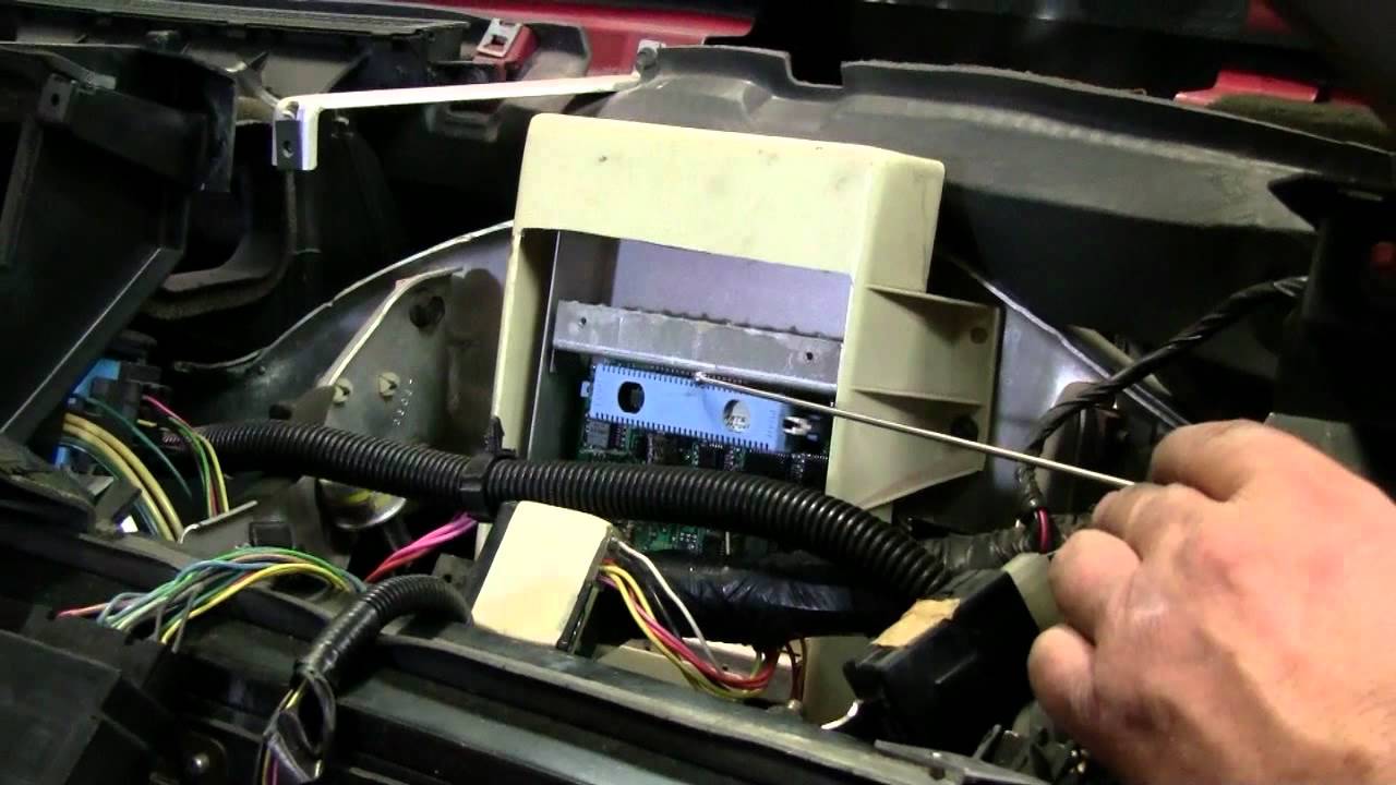 C4 Corvette Cutaway ECM Module - YouTube 88 s10 engine wiring diagram 