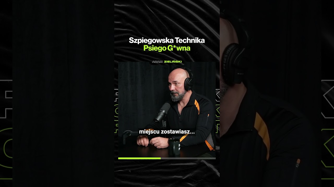 Szpiegowska Technika Psiego G*wna – ft. Adam Zieliński