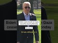 Biden casts doubt on Gaza ceasefire deal by Monday  - 00:10 min - News - Video