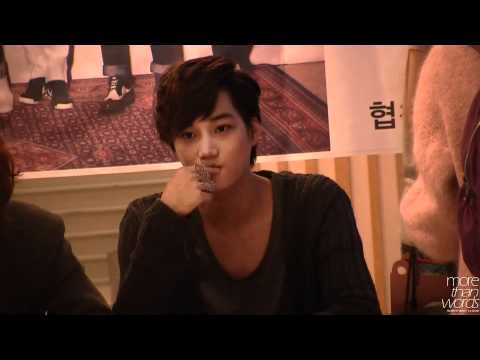 120425 EXO-K YP Bookstore fansign Kai fancam - Jonginnie!