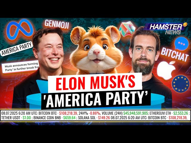 Jack Dorsey’s Bitchat launch, Apple challenges EU fine, Tornado Cash case ends ⚡️ Hamster News