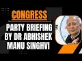 LIVE: Congress party briefing by Dr Abhishek Manu Singhvi at AICC HQ | News9