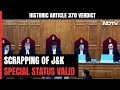 Article 370 Hearing | J&K Didnt Retain Sovereignty When It Joined Union Of India, Says CJI