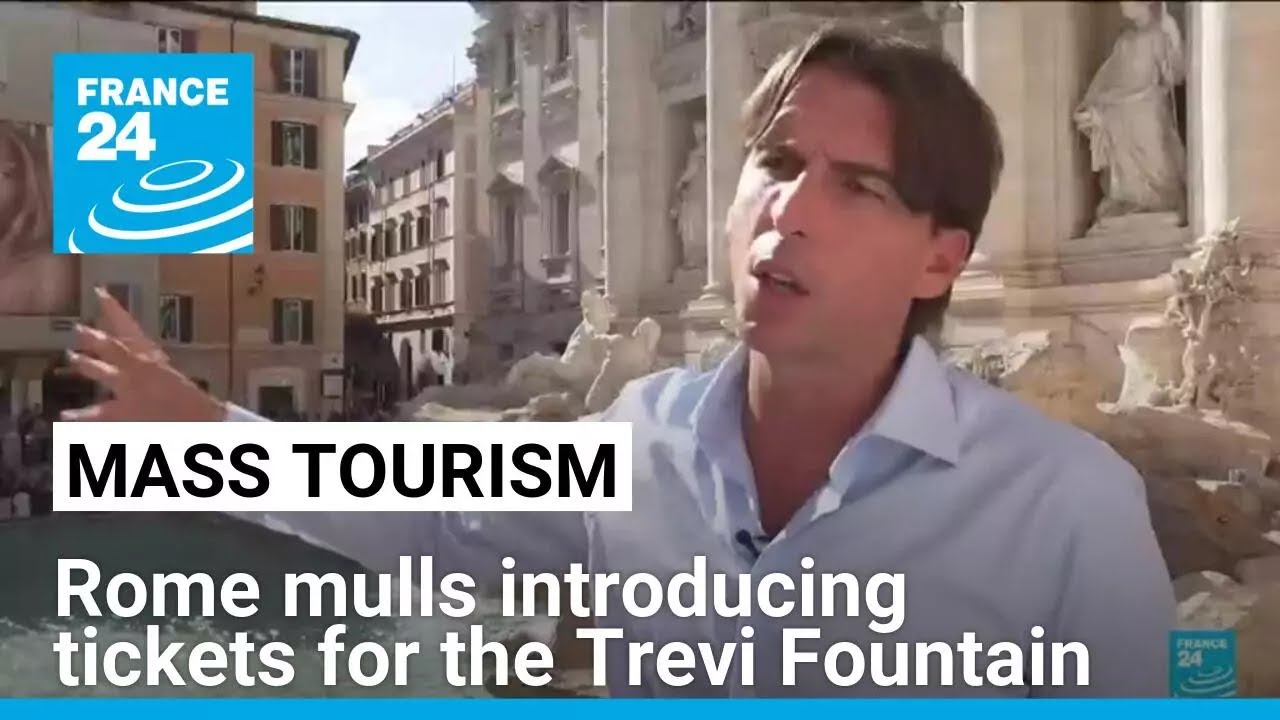 Rome mulls introducing tickets for the Trevi Fountain as Europe fights mass tourism • FRANCE 24