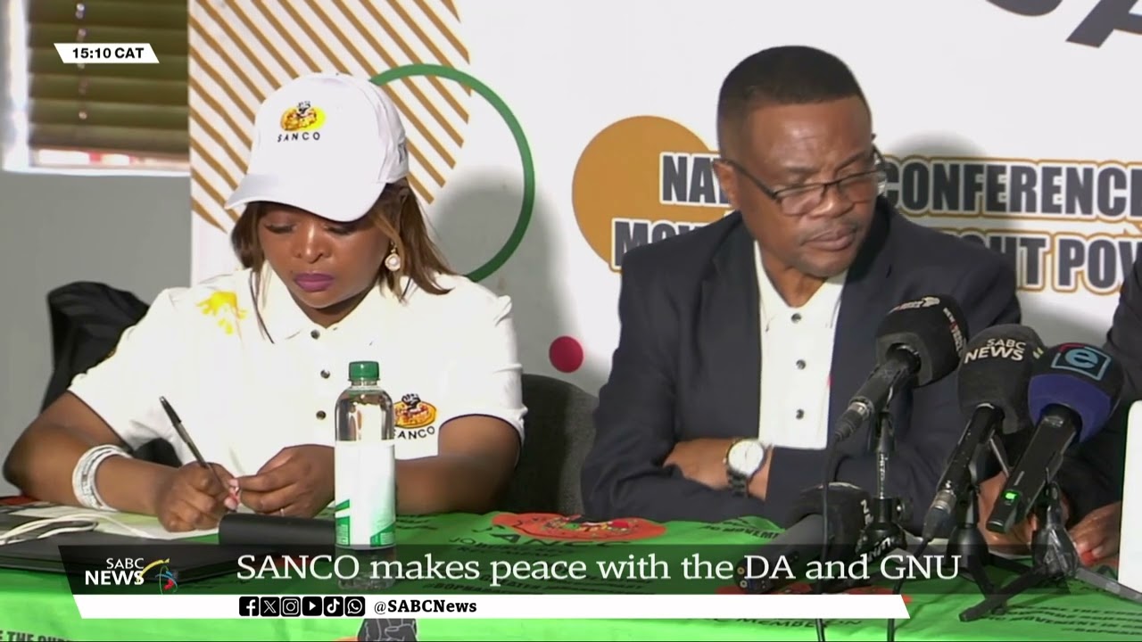 Sanco makes peace with the DA and GNU