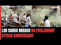 Security Breach On Parliament Attack Anniversary: Man Jumps Into Lok Sabha