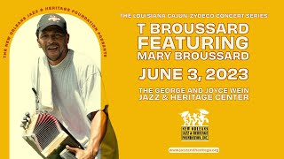 Louisiana Cajun-Zydeco Concert Series: T Broussard ft. Mary Broussard
