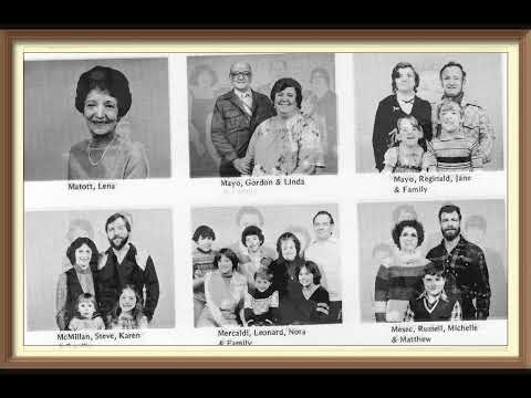 Montage of Family Pictures "75 Years" from St  Mary's Church 1981
