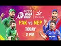 Asia Cup 2023 | Pakistan Takes on Nepal in the First Game