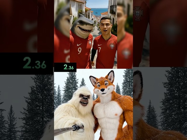 Yeti and Foxman - Missing Dance Songs brainrot 🙀 PART 1 #brainrot  #funny