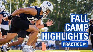 FALL CAMP HIGHLIGHTS | PRACTICE #1 | BYU FOOTBALL