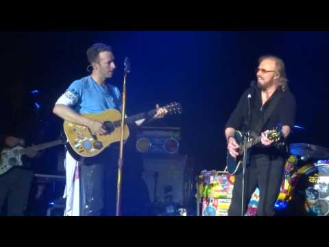 Coldplay & Barry Gibb - To Love Somebody - Glastonbury 2016