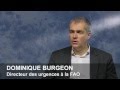 Dominique Burgeon, Directeur de la Division FAO des opérations d'urgence et de la réhabilitation