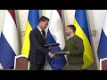 Netherlands Rutte signs security deal in Ukraine | REUTERS