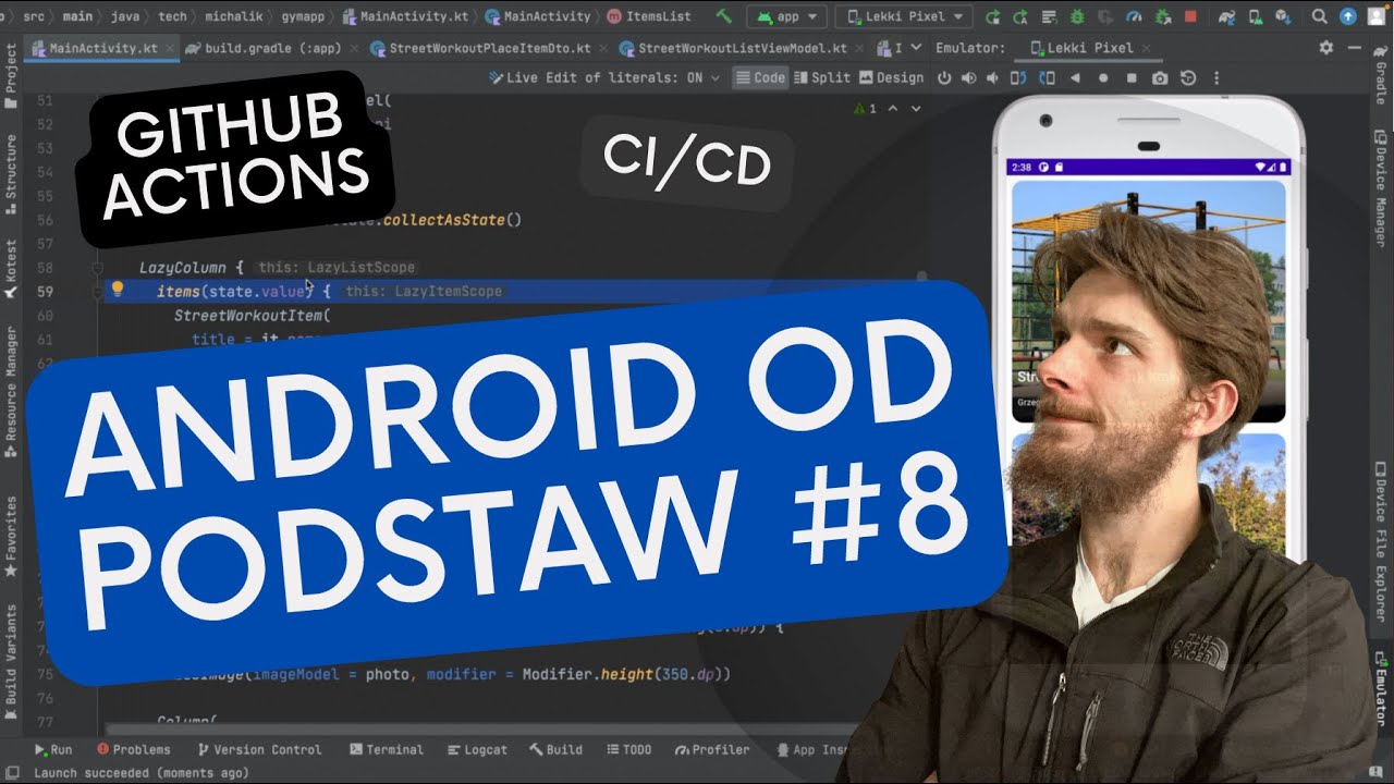Wrzucamy projekt na Githuba i dodajemy Github Actions! – Android Od Podstaw #8