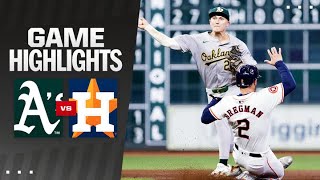 A's vs. Astros Game Highlights (9/11/24) | MLB Highlights