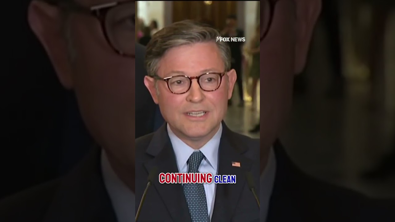 Speaker Johnson calls out Dems' 180 on shutdowns: 'They've changed their tune!' #shorts