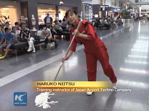 China-born Japanese cleaning craftswoman