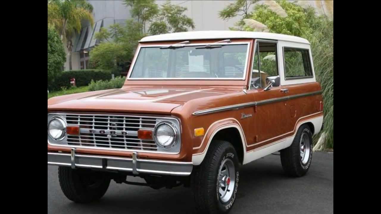 Vintage ford bronco restored #10
