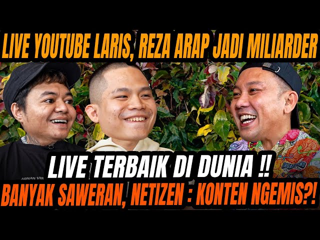 SEGINI HASIL LIVE STREAMING REZA ARAP, UDAH KAYA RAYA, SIAPA YANG PUNYA?? CELOS IRI
