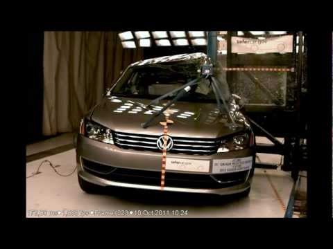 Видео краш-теста Volkswagen Passat B7 с 2010 года