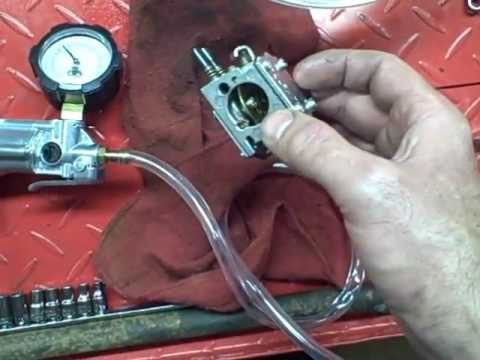 Small Engine Repair: Checking Fuel Pump Diaphragm & Inlet ... mazda rx8 spark plug wire diagram 