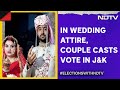 First Phase Voting: Newly Married Couple Casts Vote In J&K And More