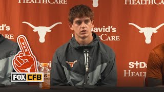 Postgame Interview: Arch Manning on Texas' loss to Ohio State in Week 1