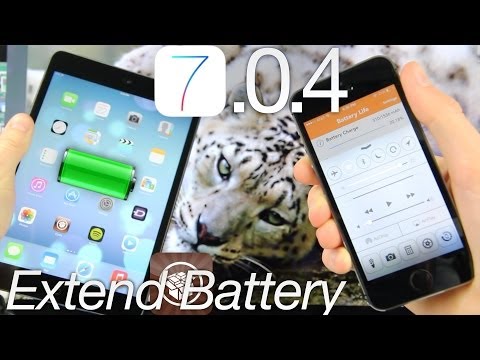 iOS 7 Increase Jailbreak Battery Life 7.0.4 Tips For iPhone 5S,5C 4S