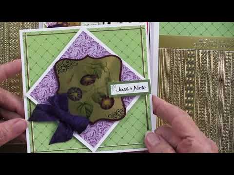 Botanicals Glitter & Gilded Quick Cards