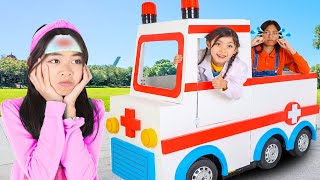 Wendy Charlotte & Doctor Maddie’s Ambulance Rescue: Teddy Bear to the Hospital!