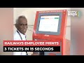 Viral: Railways Employee Prints Tickets Faster Than You Can Blink