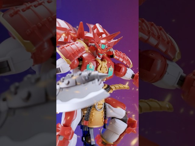 三機合體武士蓋特 赤鬼1號降臨！超帥變形結構 蓋特機器人 真蓋特 GETTER shorts - 密斯特喬