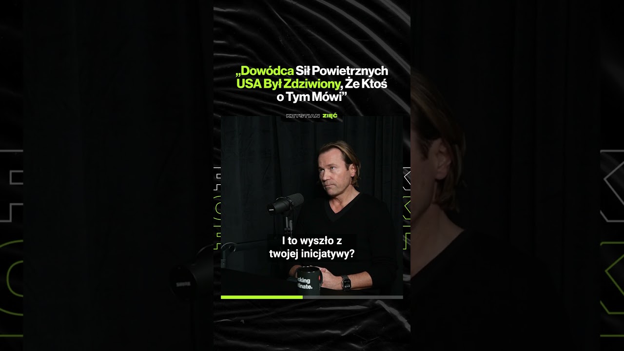 "Dowódca Sił Powietrznych USA Był Zdziwiony, Że Ktoś o Tym Mówi" – ft. Krystian Zięć