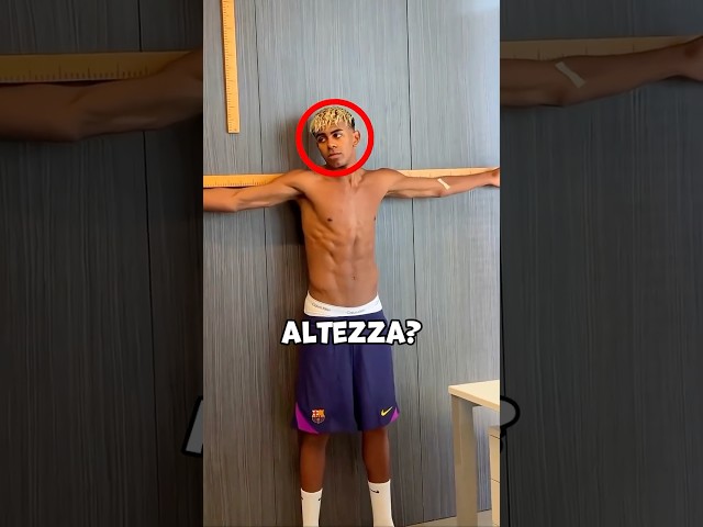 Sai che Lamine Yamal non crescerà più in altezza?⚽😨