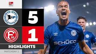 Back in Bundesliga 2 With a 5:1 Hammer! | ARMINIA BIELEFELD — FORTUNA DÜSSELDORF | Highlights | MD 1