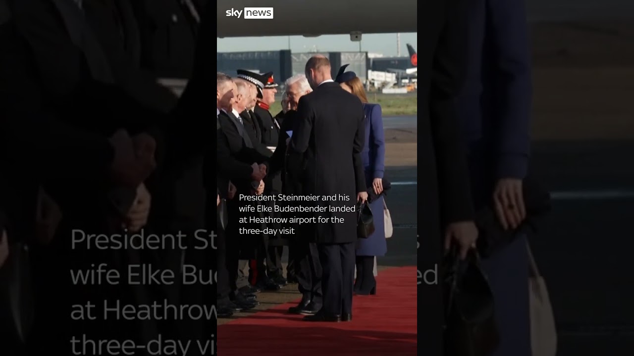 German President arrives in UK for state visit