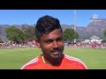 An Elated Sanju Samson Opens Up About his 1st 100 | SA v IND 3rd ODI  - 01:29 min - News - Video