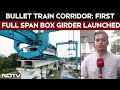 Bullet Train News | First Full Span Box Girder Launched In Palghar, Maharashtra