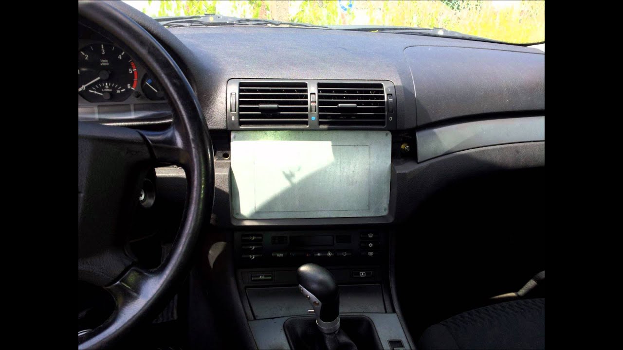 Bmw e46 double din diy #6