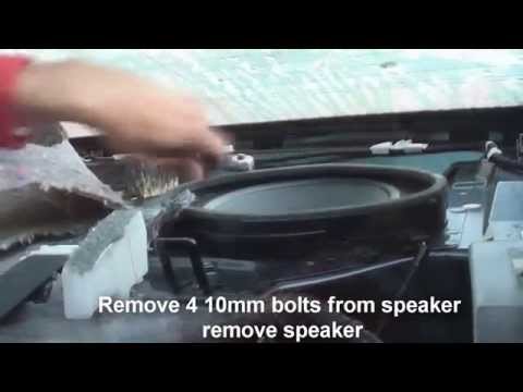 Replace rear speakers toyota solara