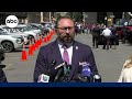 Trump aide holds press conference outside NYC courthouse