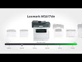 Lexmark MS617dn Compact Laser Printer, Monochrome, Networking, Duplex