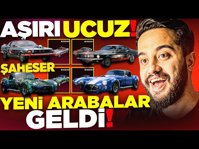 YENİ FORD SHELBY ARABALAR GELDİ! 20.000 UC HEPSİNİ ALIP FULLEDİK! PUBG Mobile