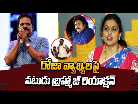 Actor Brahmaji gives strong counter to Minister RK Roja comments on mega family