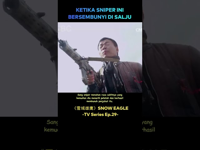 Ketika sniper ini bersembunyi di salju #cuplikanfilm