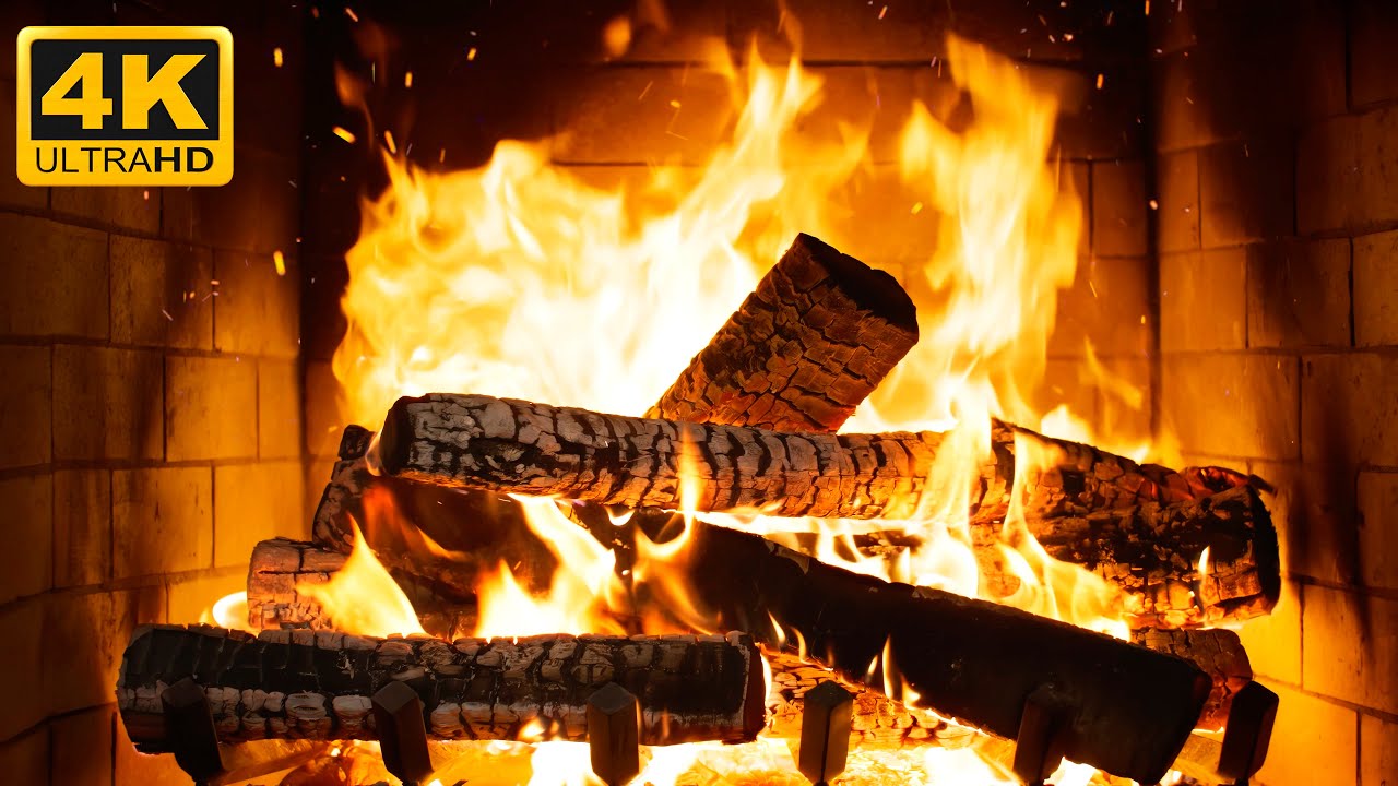 🔥 Cozy Fireplace Comfort with Endless Firelight with ASMR Crackling for Cozy Christmas Mornings