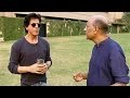 Shahrukh walks and talks about Aamir and Salman